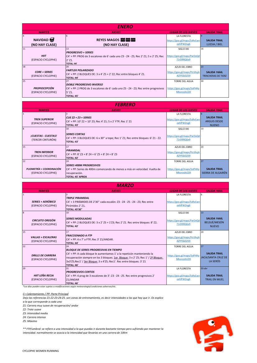 ENE - MARZ --- M-J_ITINERARIO TRIMESTRAR CWR 2022